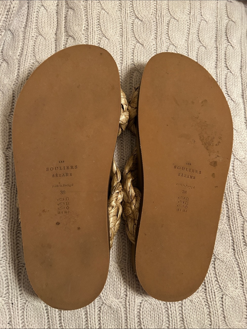 Sézane Raffia Sandals - Picture 4 of 5